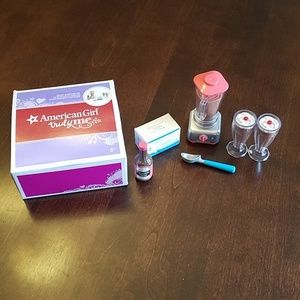 american girl milkshake set